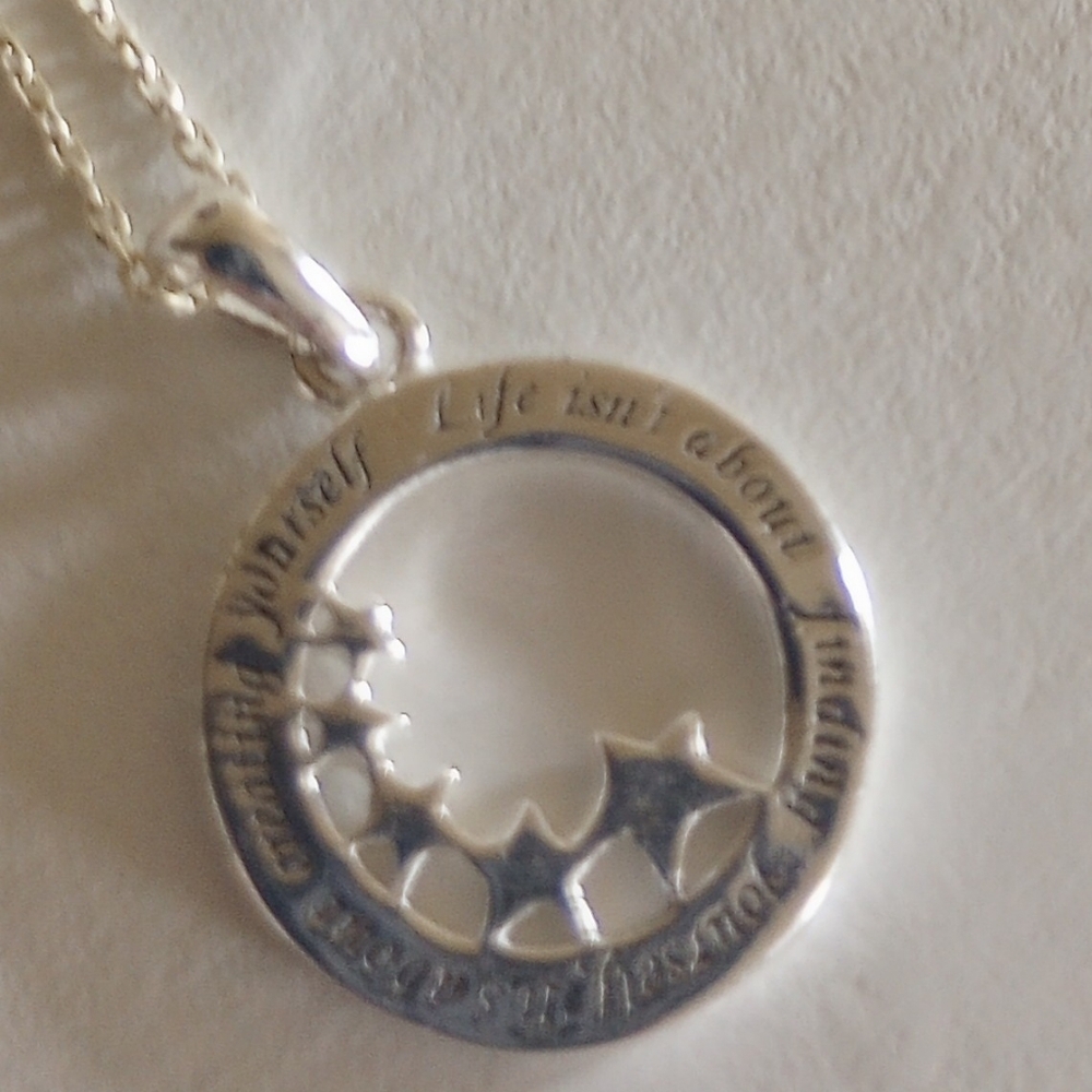 NEW 925 Sterling Silver Necklace and Zirconia Earrings - Picture 4 of 6